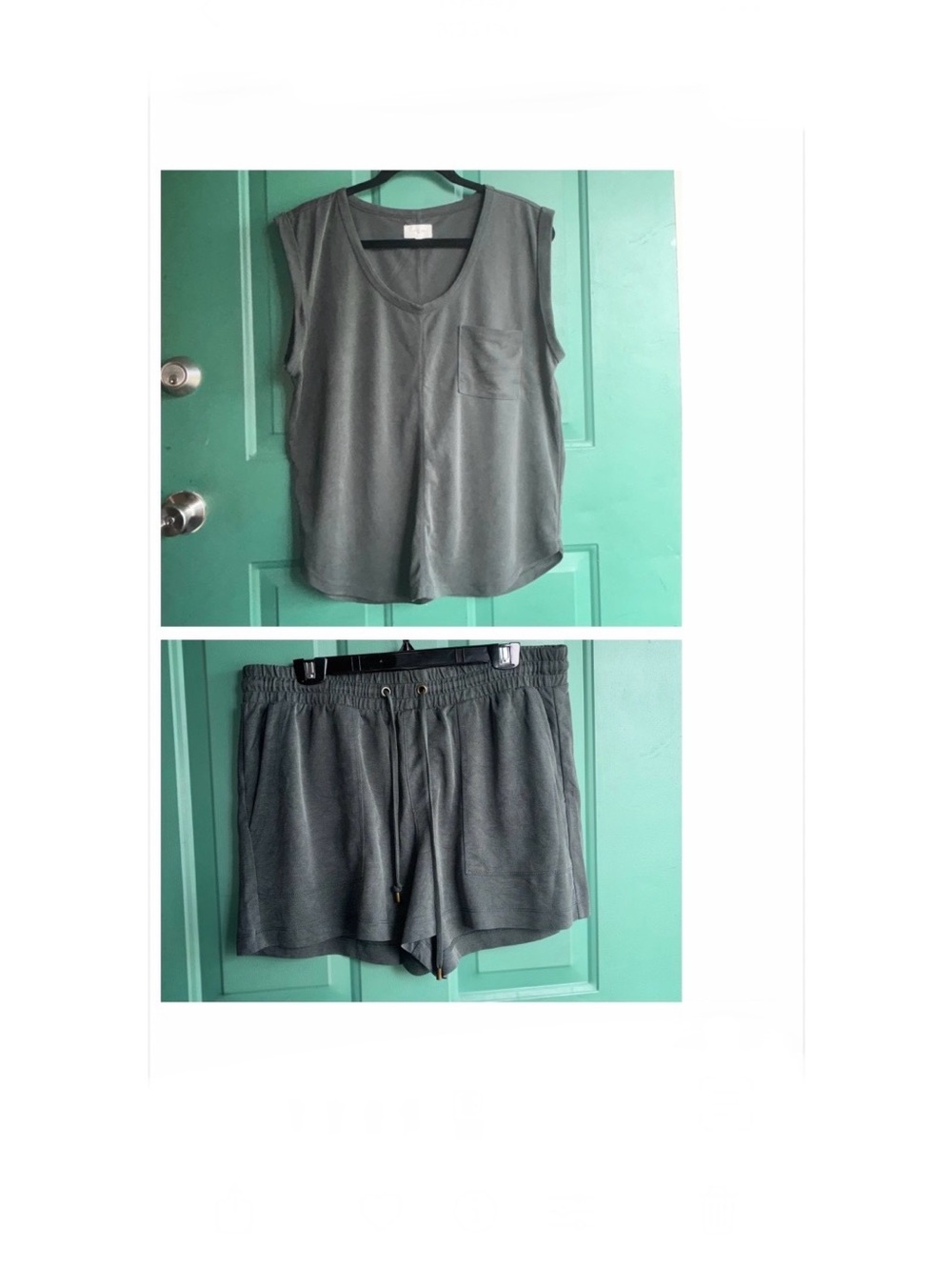 Lou & Grey large top and shorts set